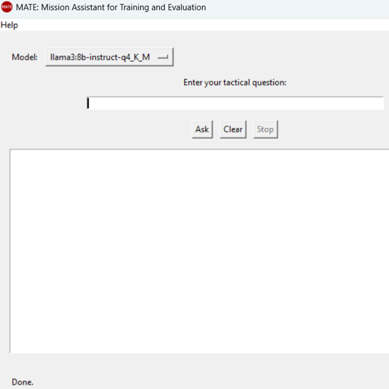 Preview of paper: Offline Language-Based Support System for Tactical Decision-Making in Air Combat Operations