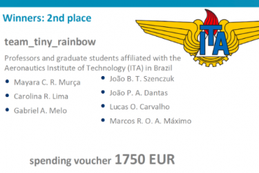 Aviation Data Science competition award at ITA