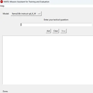 Preview of paper: Offline Language-Based Support System for Tactical Decision-Making in Air Combat Operations
